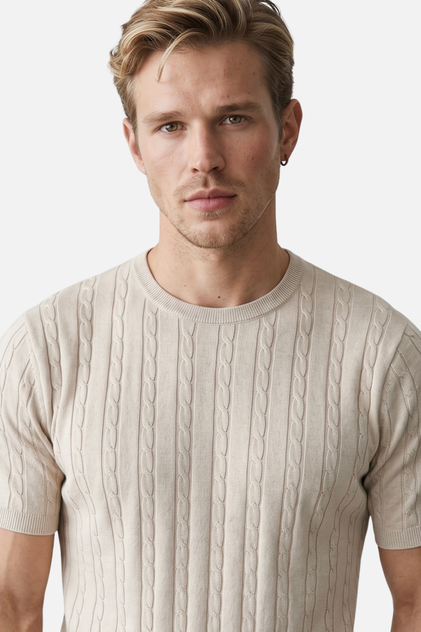 Dzianinowy T-shirt Capri
