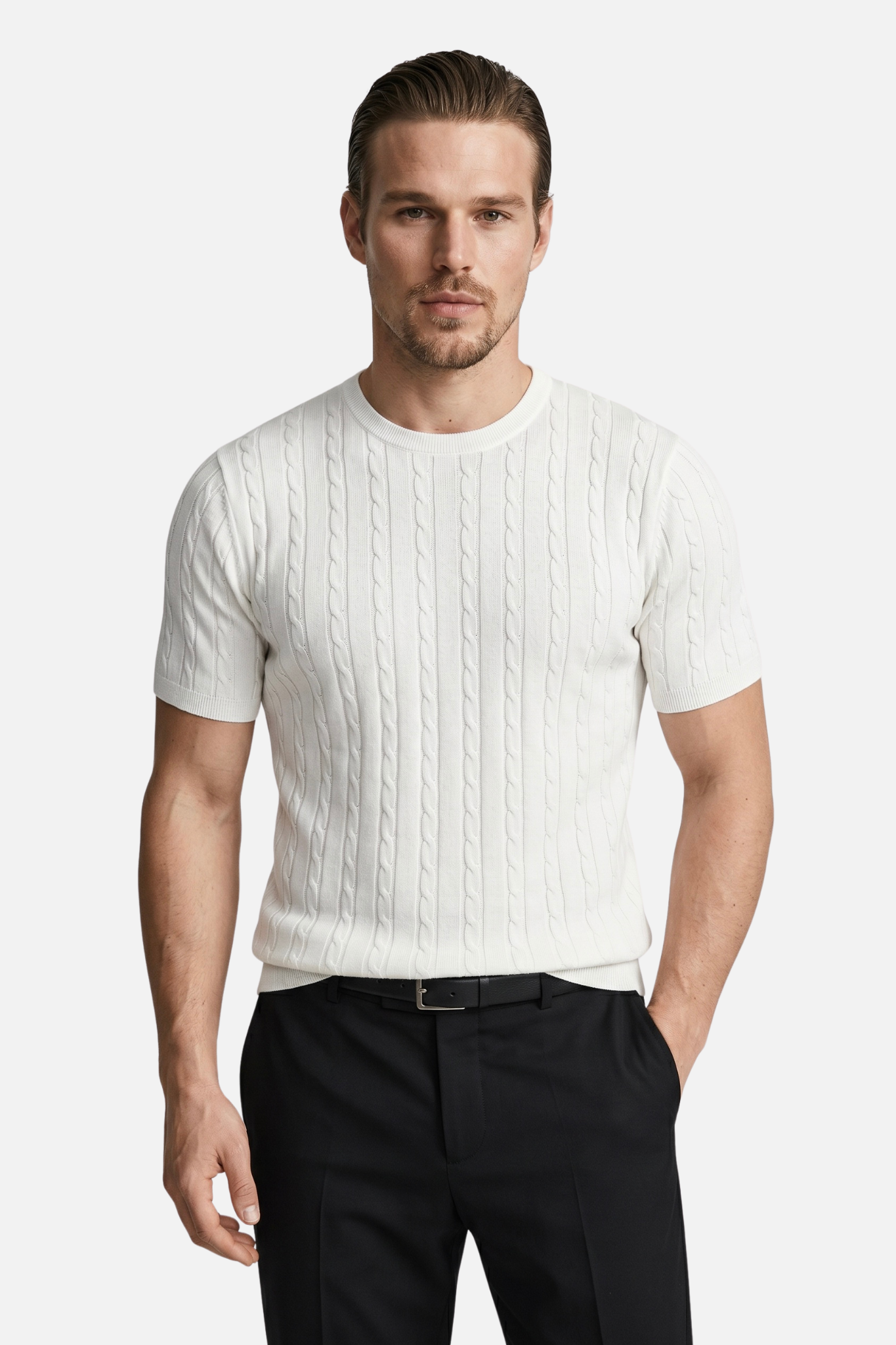 Dzianinowy T-shirt Capri